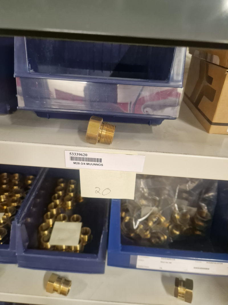 Brass Fittings Lot 14,000+ pcs | Messinkiosat Iso Erä | Jakotec | TA Hydronics (IMI) | Onnline, Merikarvian LVI-Tuote (MLVI) | Oras