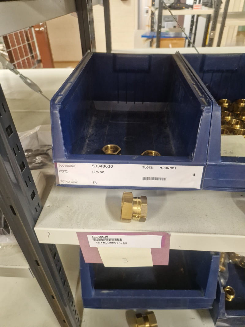 Brass Fittings Lot 14,000+ pcs | Messinkiosat Iso Erä | Jakotec | TA Hydronics (IMI) | Onnline, Merikarvian LVI-Tuote (MLVI) | Oras