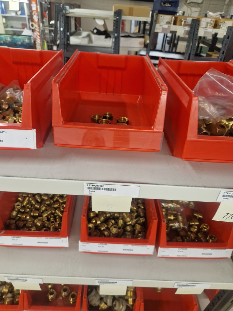 Brass Fittings Lot 14,000+ pcs | Messinkiosat Iso Erä | Jakotec | TA Hydronics (IMI) | Onnline, Merikarvian LVI-Tuote (MLVI) | Oras