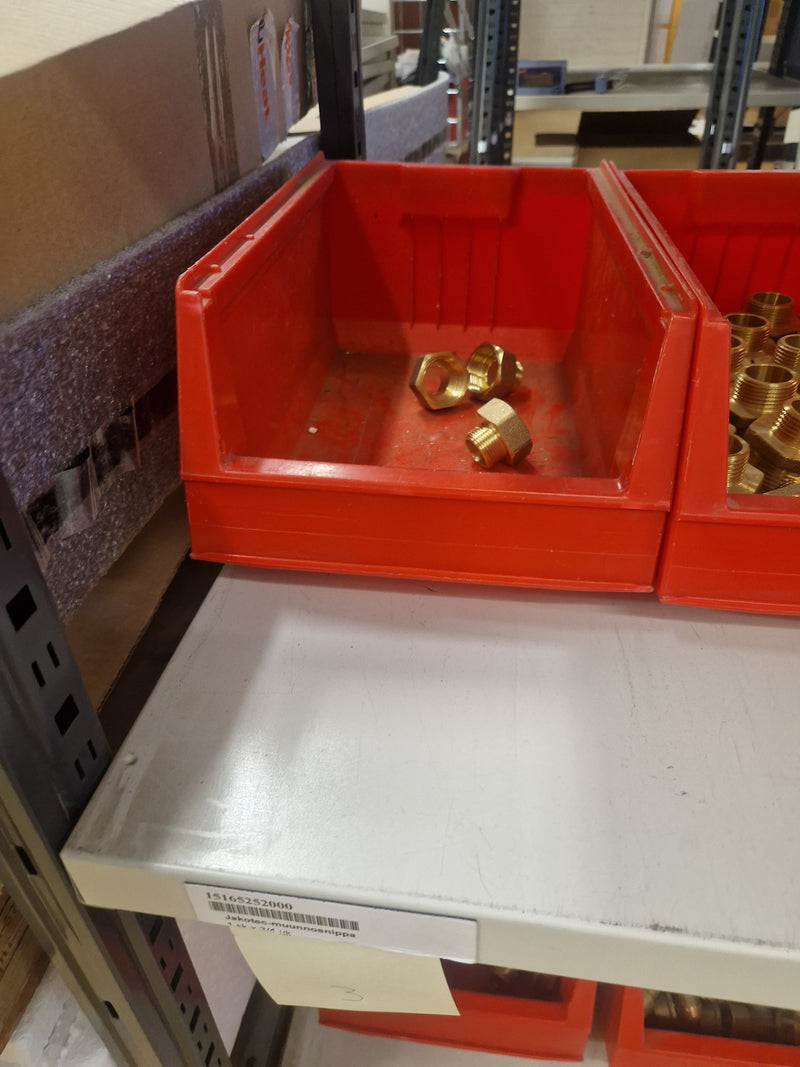 Brass Fittings Lot 14,000+ pcs | Messinkiosat Iso Erä | Jakotec | TA Hydronics (IMI) | Onnline, Merikarvian LVI-Tuote (MLVI) | Oras