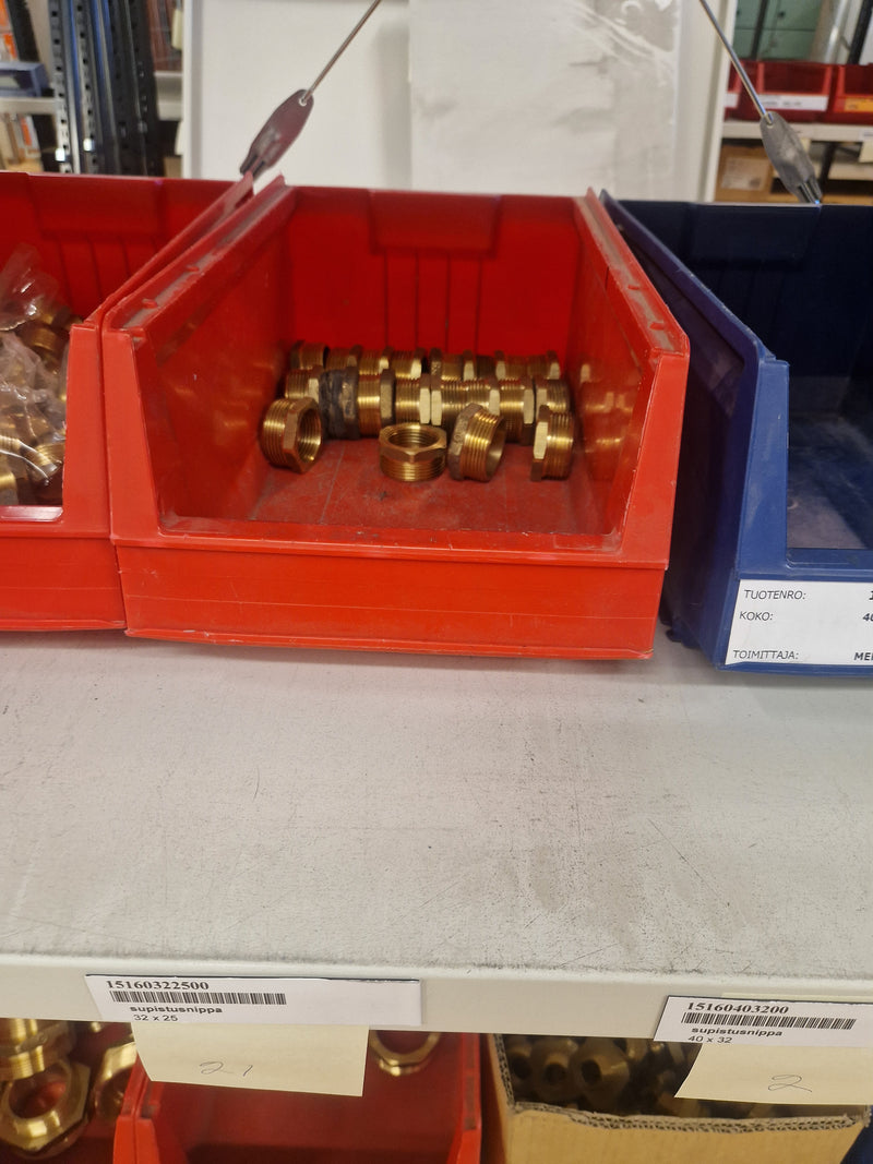 Brass Fittings Lot 14,000+ pcs | Messinkiosat Iso Erä | Jakotec | TA Hydronics (IMI) | Onnline, Merikarvian LVI-Tuote (MLVI) | Oras