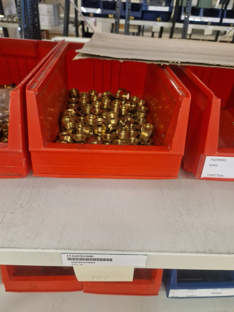 Brass Fittings Lot 14,000+ pcs | Messinkiosat Iso Erä | Jakotec | TA Hydronics (IMI) | Onnline, Merikarvian LVI-Tuote (MLVI) | Oras