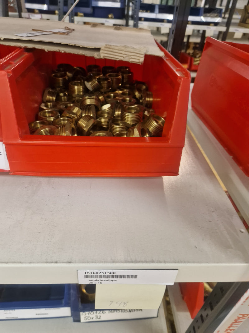 Brass Fittings Lot 14,000+ pcs | Messinkiosat Iso Erä | Jakotec | TA Hydronics (IMI) | Onnline, Merikarvian LVI-Tuote (MLVI) | Oras