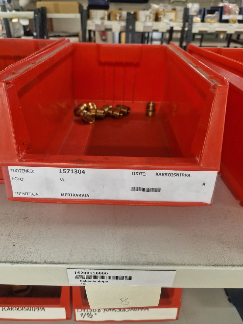 Brass Fittings Lot 14,000+ pcs | Messinkiosat Iso Erä | Jakotec | TA Hydronics (IMI) | Onnline, Merikarvian LVI-Tuote (MLVI) | Oras