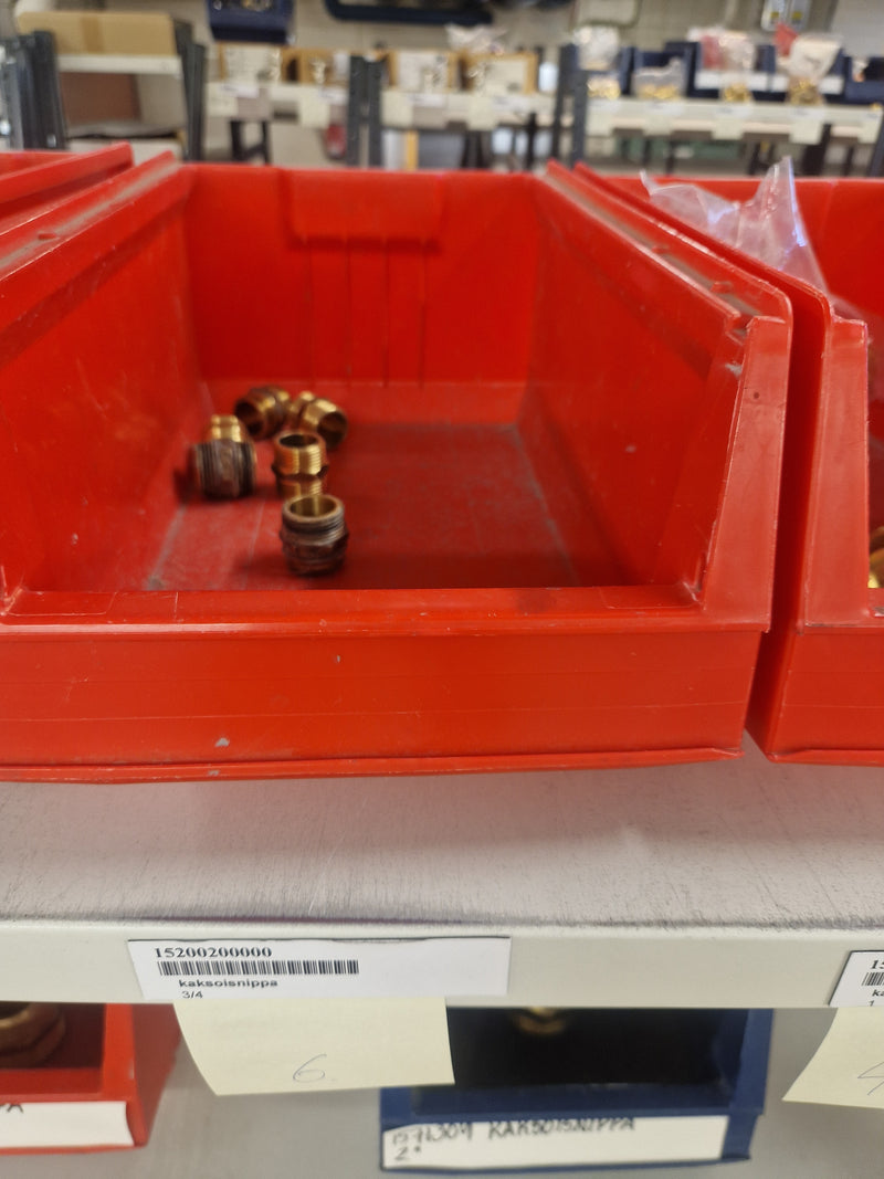 Brass Fittings Lot 14,000+ pcs | Messinkiosat Iso Erä | Jakotec | TA Hydronics (IMI) | Onnline, Merikarvian LVI-Tuote (MLVI) | Oras