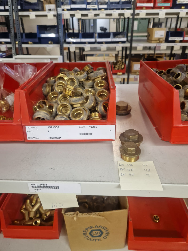 Brass Fittings Lot 14,000+ pcs | Messinkiosat Iso Erä | Jakotec | TA Hydronics (IMI) | Onnline, Merikarvian LVI-Tuote (MLVI) | Oras