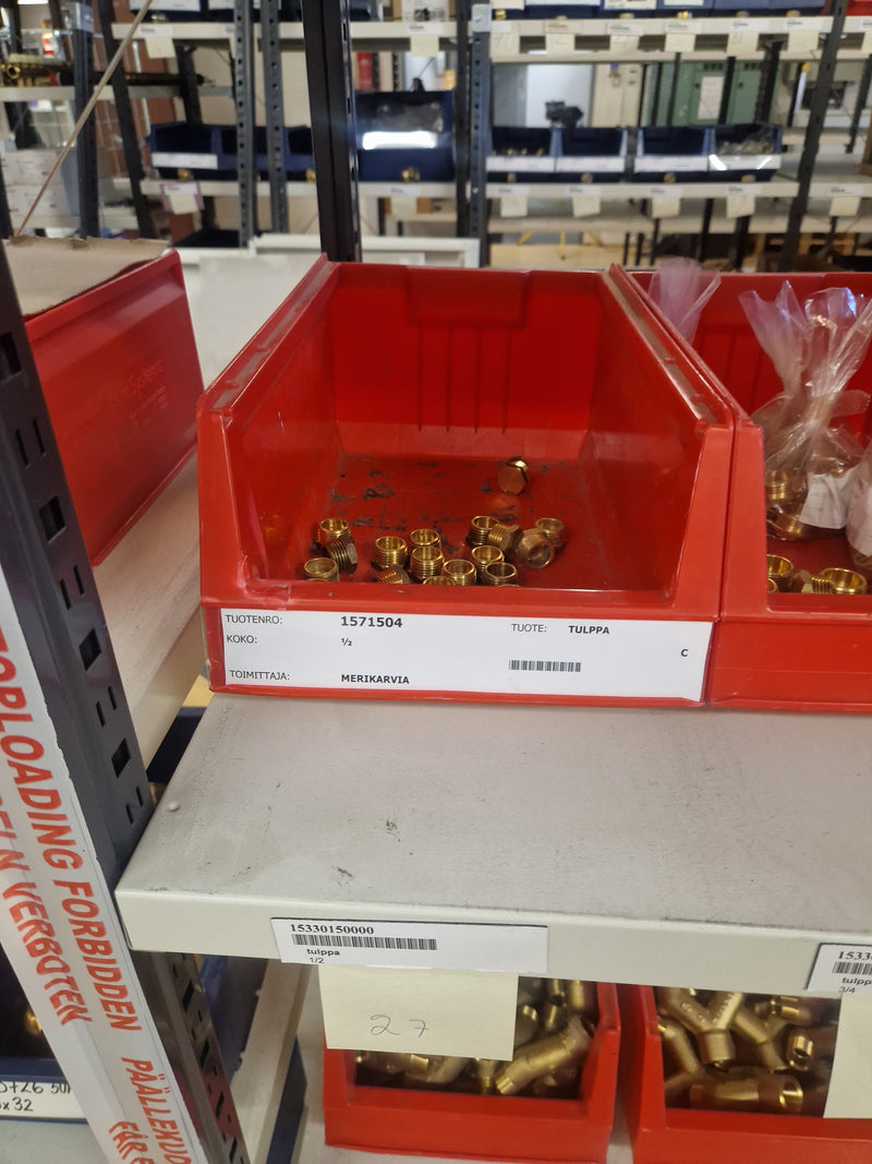 Brass Fittings Lot 14,000+ pcs | Messinkiosat Iso Erä | Jakotec | TA Hydronics (IMI) | Onnline, Merikarvian LVI-Tuote (MLVI) | Oras