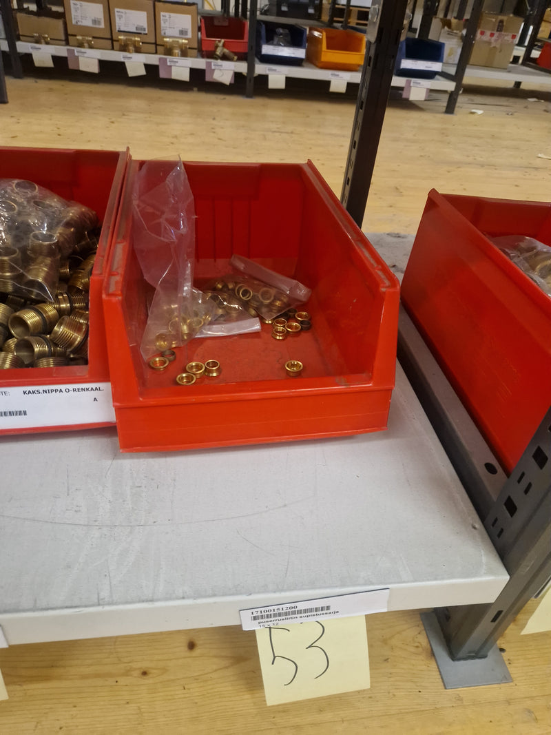 Brass Fittings Lot 14,000+ pcs | Messinkiosat Iso Erä | Jakotec | TA Hydronics (IMI) | Onnline, Merikarvian LVI-Tuote (MLVI) | Oras