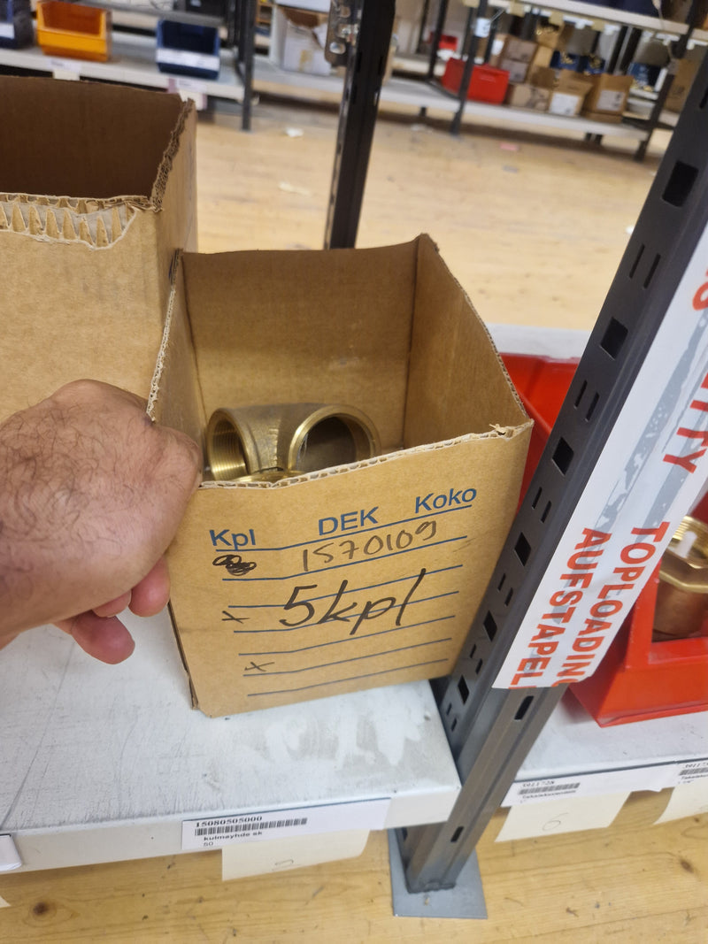 Brass Fittings Lot 14,000+ pcs | Messinkiosat Iso Erä | Jakotec | TA Hydronics (IMI) | Onnline, Merikarvian LVI-Tuote (MLVI) | Oras