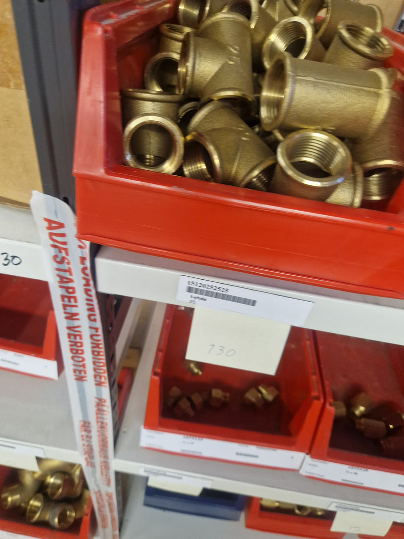 Brass Fittings Lot 14,000+ pcs | Messinkiosat Iso Erä | Jakotec | TA Hydronics (IMI) | Onnline, Merikarvian LVI-Tuote (MLVI) | Oras