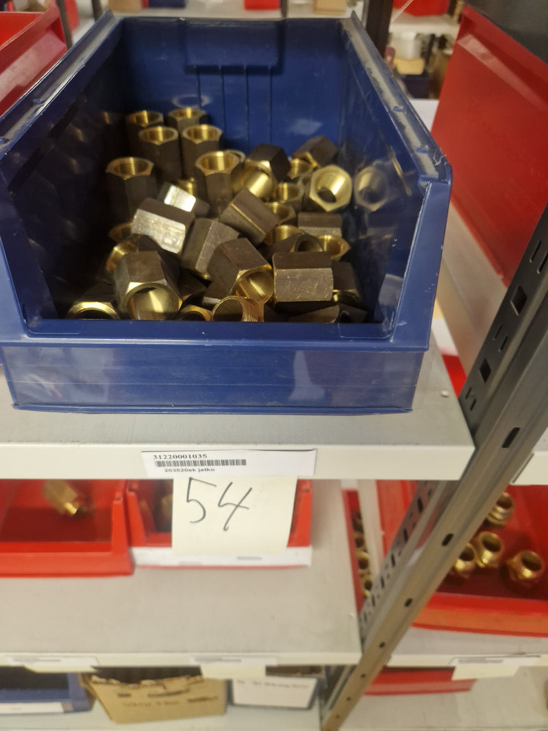 Brass Fittings Lot 14,000+ pcs | Messinkiosat Iso Erä | Jakotec | TA Hydronics (IMI) | Onnline, Merikarvian LVI-Tuote (MLVI) | Oras