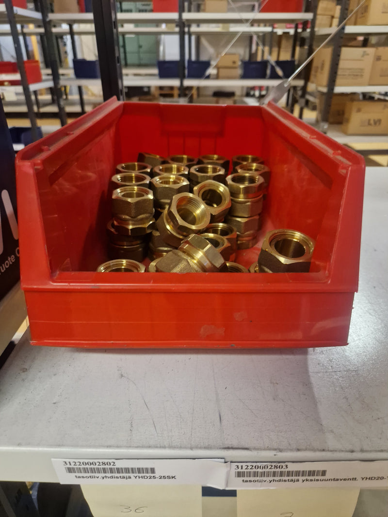 Brass Fittings Lot 14,000+ pcs | Messinkiosat Iso Erä | Jakotec | TA Hydronics (IMI) | Onnline, Merikarvian LVI-Tuote (MLVI) | Oras
