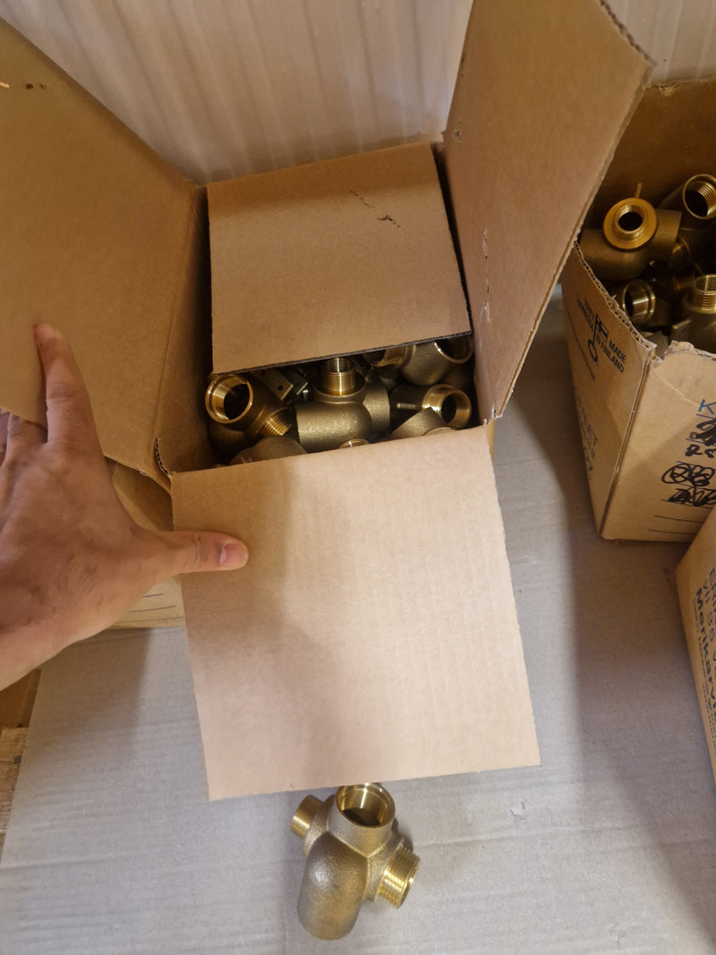 Brass Fittings Lot 14,000+ pcs | Messinkiosat Iso Erä | Jakotec | TA Hydronics (IMI) | Onnline, Merikarvian LVI-Tuote (MLVI) | Oras