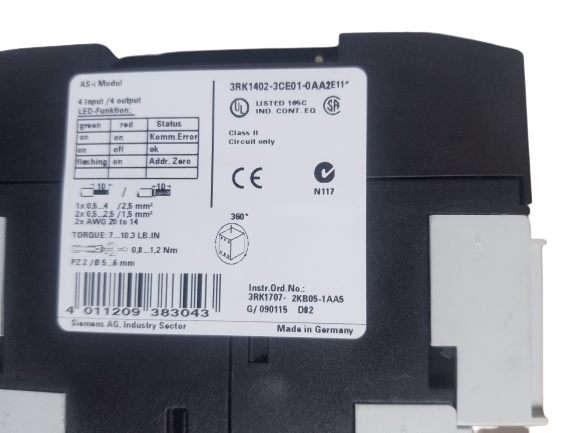 Siemens 3RK1402-3CE01-0AA2E11