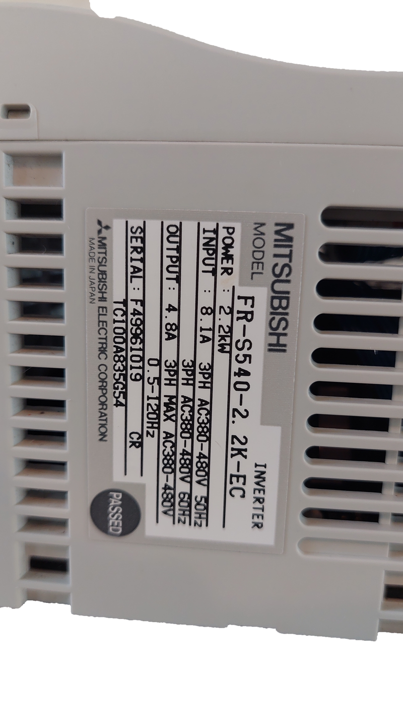 Mitsubishi S500 FR-S540-2.2K-EC 2,2kW 400V Drive Inverter
