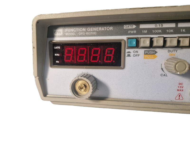 GW Instek GFG-8020G Function Generator Built-In 4 Digits Counter