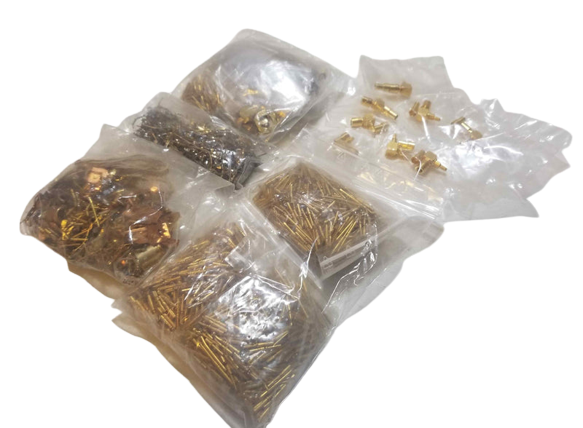 1lbs (.5kg) Of Scrap Gold Pins And Parts Plated Gold