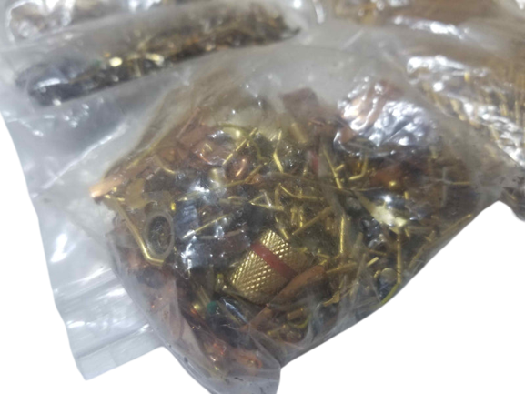 1lbs (.5kg) Of Scrap Gold Pins And Parts Plated Gold