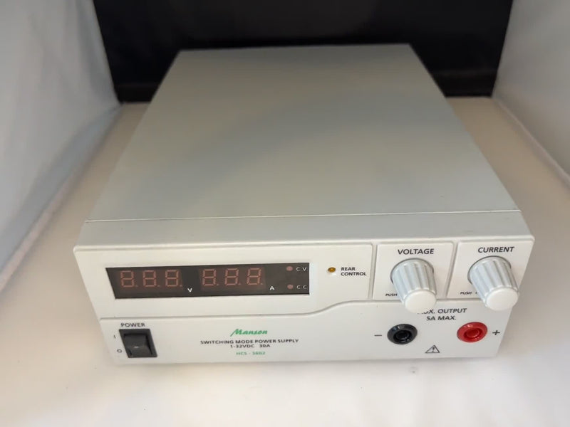 HCS-3602 R3.3 Switching Mode DC Power Supply 1-32V 30A S/N UG412111418 Used