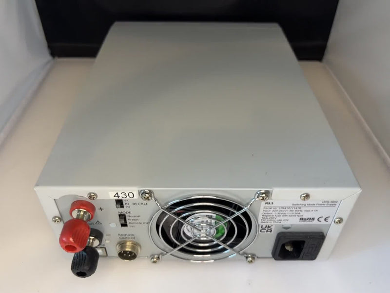HCS-3602 R3.3 Switching Mode DC Power Supply 1-32V 30A S/N UG412111418 Used