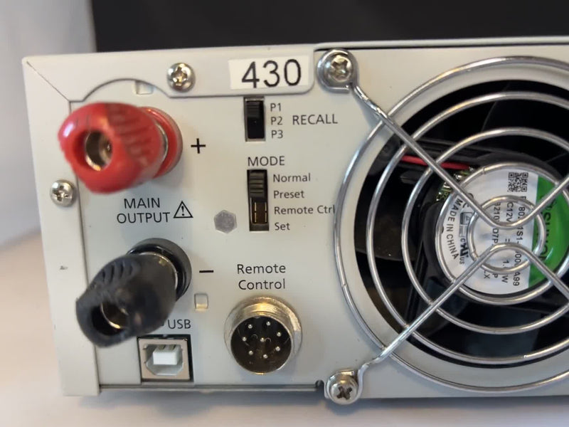 HCS-3602 R3.3 Switching Mode DC Power Supply 1-32V 30A S/N UG412111418 Used
