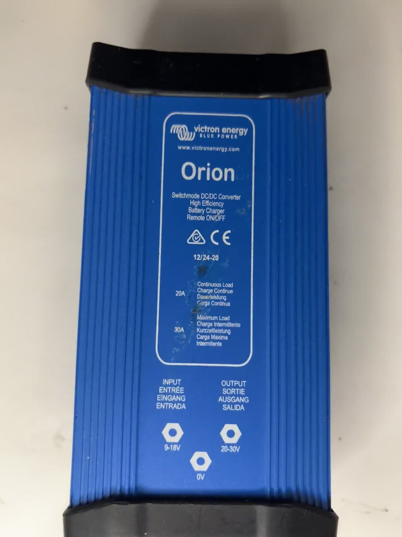 Victron Orion 12/24-20 DC-DC Converter 480W IP20 P/N ORI122420020 SN HQ2217QDTVG