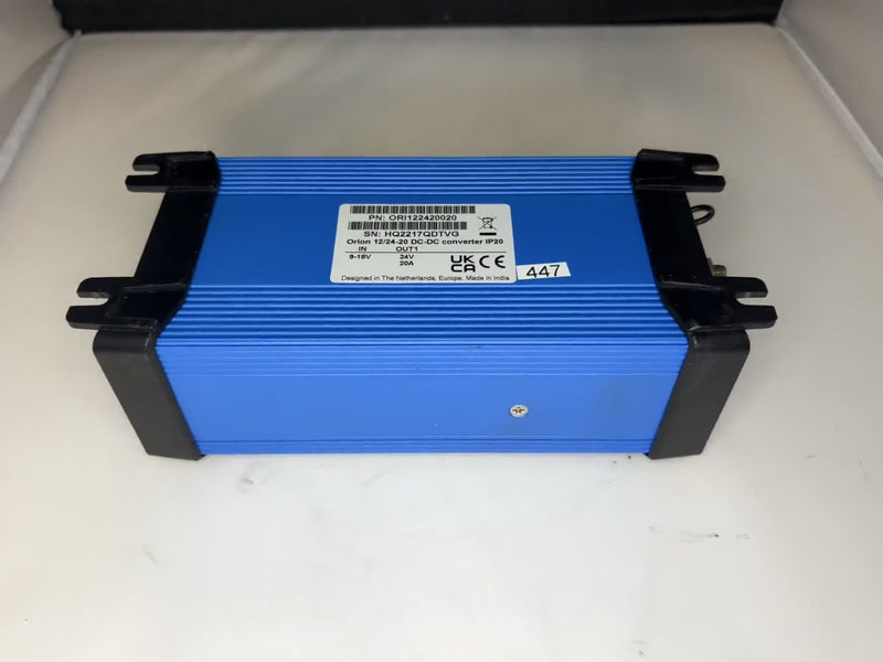 Victron Orion 12/24-20 DC-DC Converter 480W IP20 P/N ORI122420020 SN HQ2217QDTVG