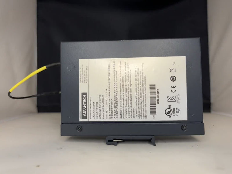Advantech EKI-2728I-CE Industrial 8-Port Gigabit Ethernet Switch 12-48VDC Used