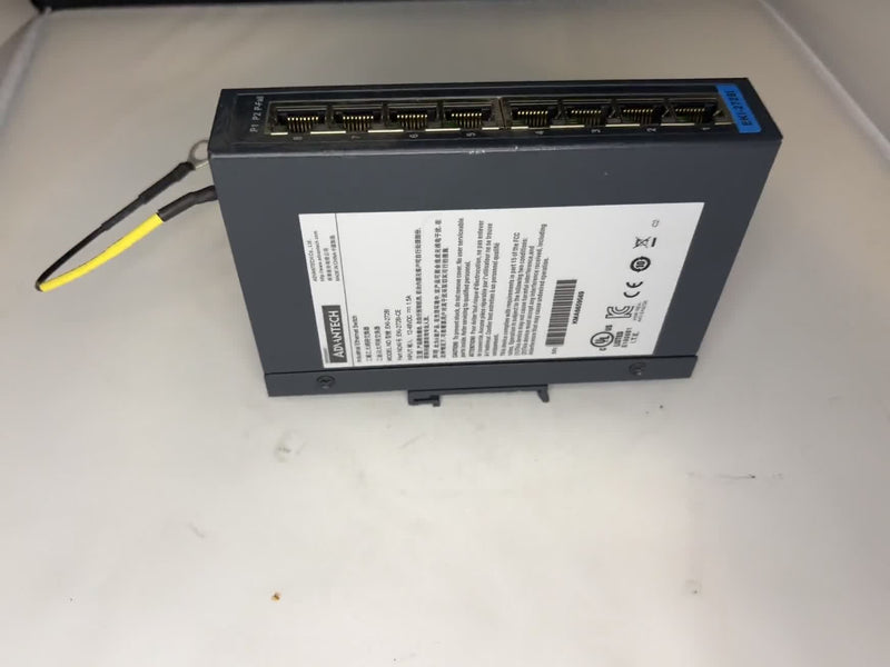 Advantech EKI-2728I-CE Industrial 8-Port Gigabit Ethernet Switch 12-48VDC Used
