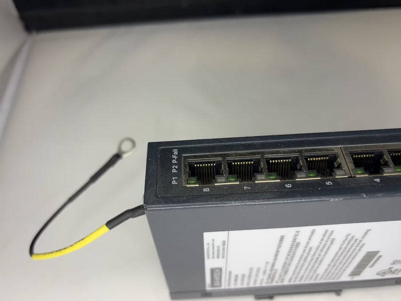Advantech EKI-2728I-CE Industrial 8-Port Gigabit Ethernet Switch 12-48VDC Used