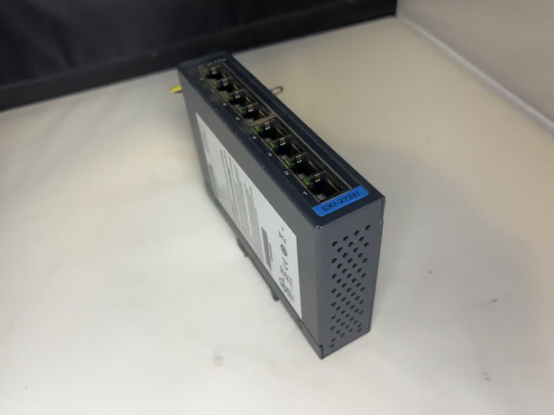 Advantech EKI-2728I-CE Industrial 8-Port Gigabit Ethernet Switch 12-48VDC Used