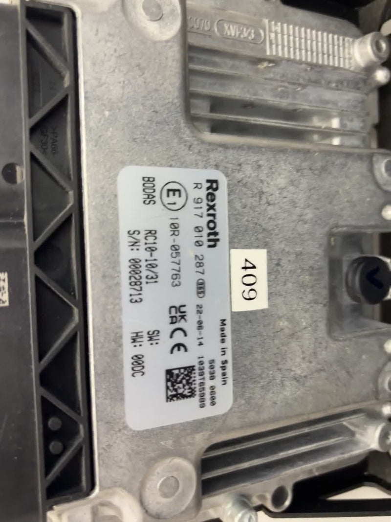 Bosch Rexroth BODAS RC10-10/31 Mobile Controller R917010287 S/N 00028713 Unit 409