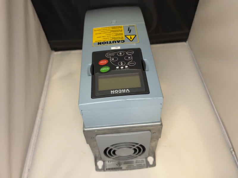 Vacon NXS VFD NXS00045A2H1SSS 380-500V 4.3A S/N 12404075 IP21 Used — Unit 1