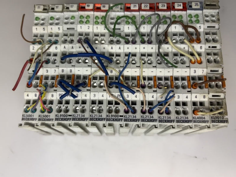 Beckhoff KL I/O Terminal Module Set 11pcs KL5001 KL9100 KL2134 KL4004 KL9010