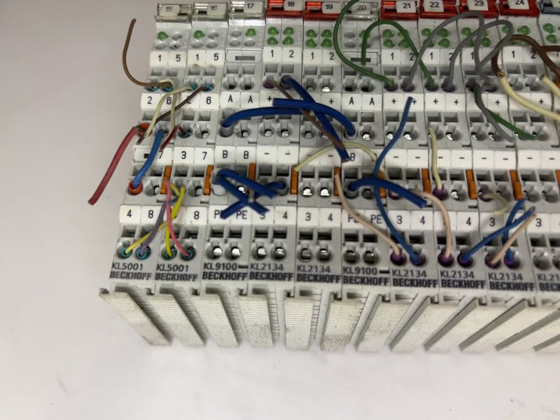 Beckhoff KL I/O Terminal Module Set 11pcs KL5001 KL9100 KL2134 KL4004 KL9010