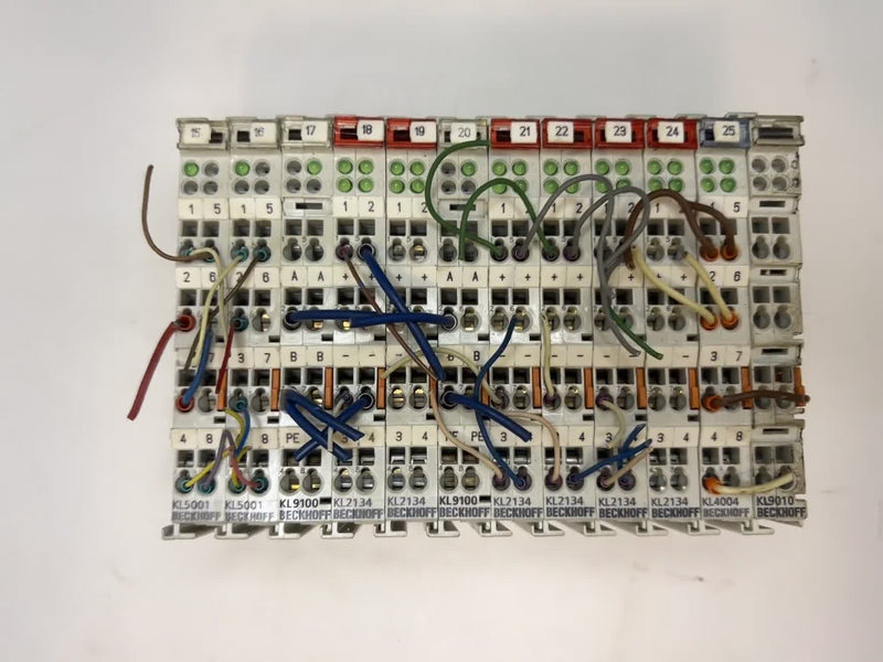 Beckhoff KL I/O Terminal Module Set 11pcs KL5001 KL9100 KL2134 KL4004 KL9010