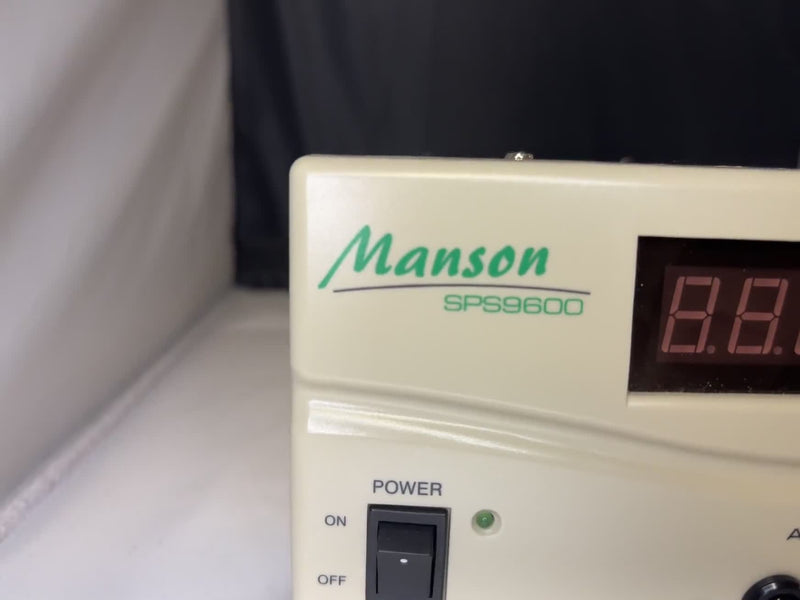 SPS-9600 Switching Mode DC Regulated Power Supply 1-15V 60A 230VAC Input