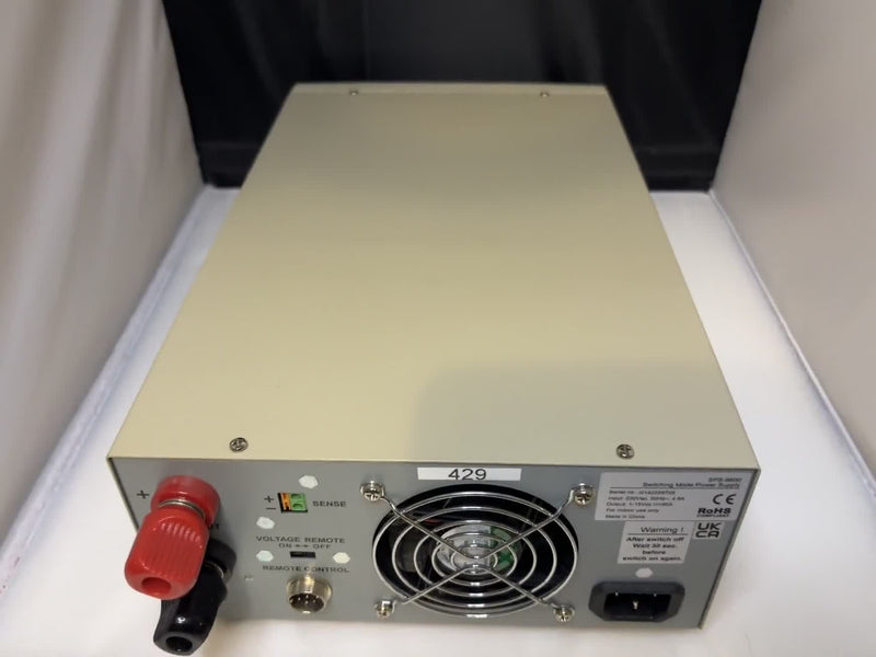 SPS-9600 Switching Mode DC Regulated Power Supply 1-15V 60A 230VAC Input