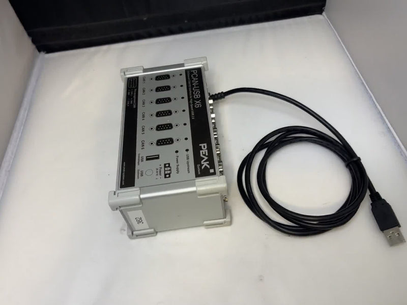 PEAK System PCAN-USB X6 6-Channel CAN FD Interface USB 2.0 High-Speed Used