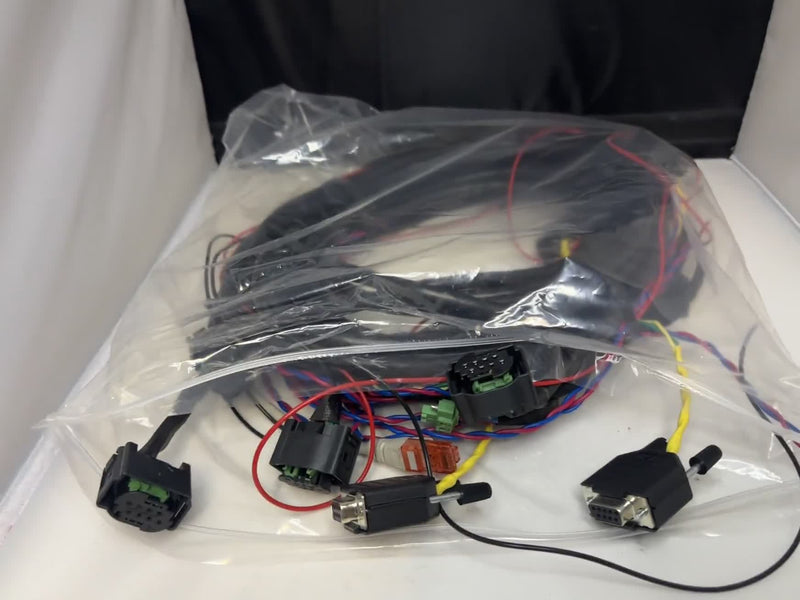 Automotive Wire Harness Bundle Multi-Pin Connectors DB9 Mixed Cable Lot Used