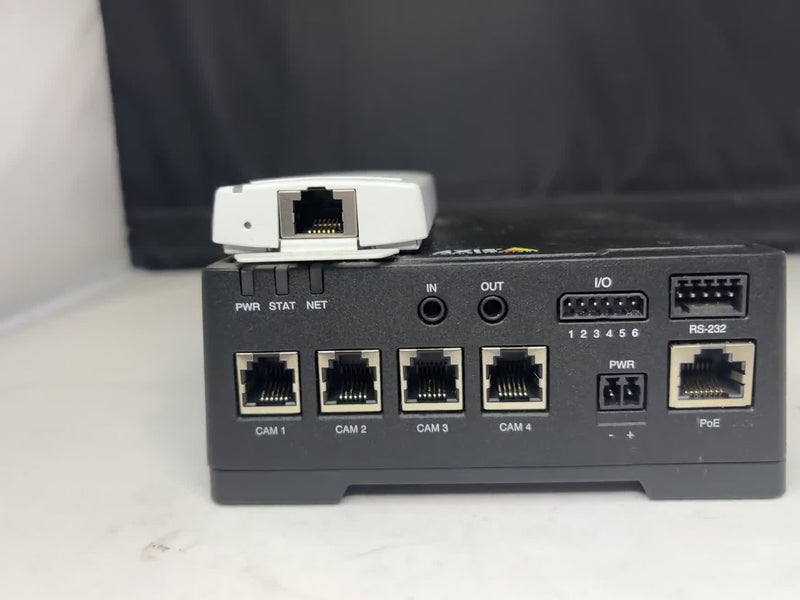 Axis F44 Dual Audio Input P/N 0936-001-02 PoE Network S/N B8A44F4FE6BF