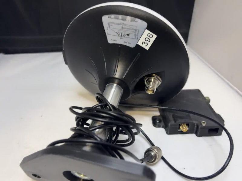 GPS GNSS Puck Antenna White Dome with Pole Mount SMA Connector Used