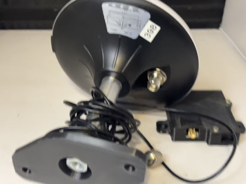 GPS GNSS Puck Antenna White Dome with Pole Mount SMA Connector Used