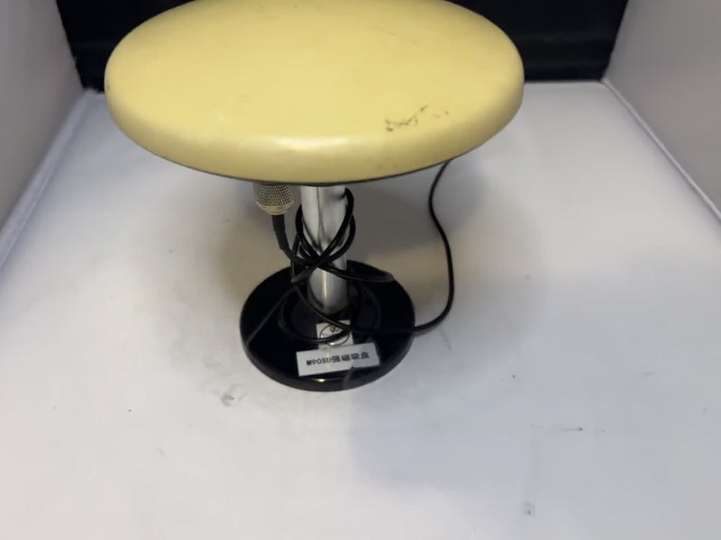 GPS GNSS Puck Antenna Yellow Dome Magnetic Base SMA N-Type Connector Used