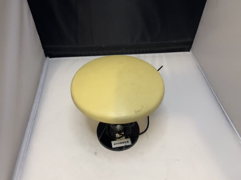 GPS GNSS Puck Antenna Yellow Dome Magnetic Base SMA N-Type Connector Used