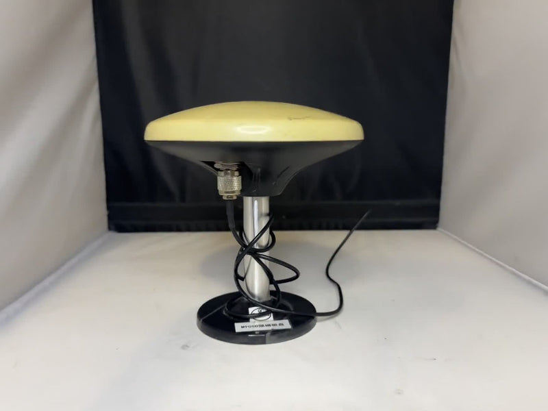 GPS GNSS Puck Antenna Yellow Dome Magnetic Base SMA N-Type Connector Used