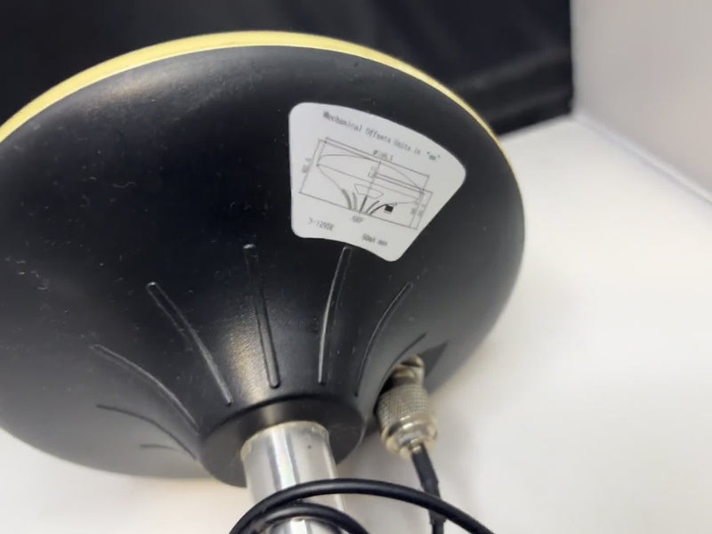 GPS GNSS Puck Antenna Yellow Dome Magnetic Base SMA N-Type Connector Used