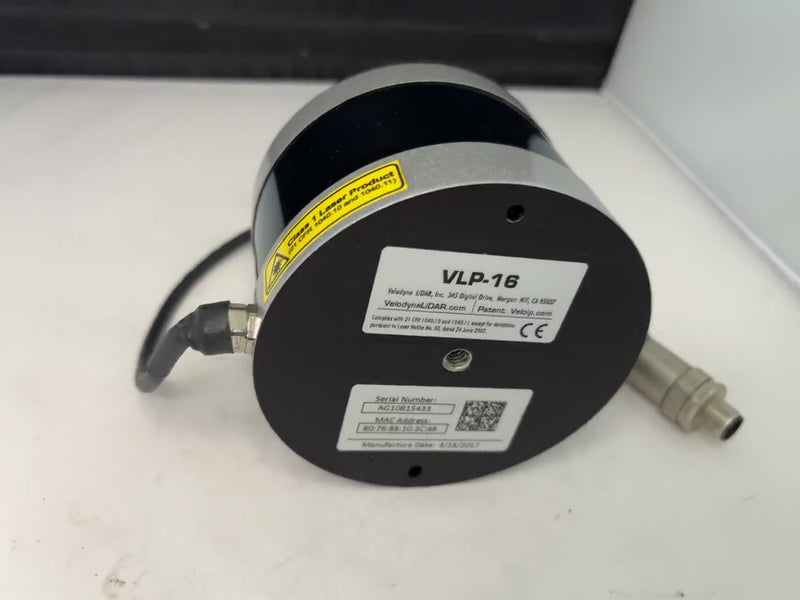 Velodyne VLP-16 LiDAR Sensor 3D 360° 16-Channel 100m | S/N AG10815433