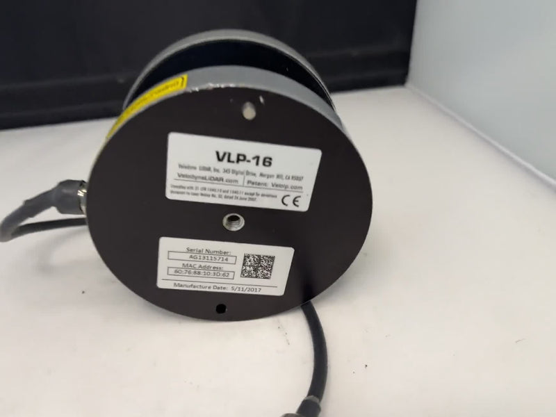 Velodyne VLP-16 LiDAR Sensor 3D 360° 16-Channel 100m | S/N AG13115714