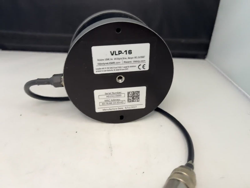Velodyne VLP-16 LiDAR Sensor 3D 360° 16-Channel 100m | S/N AG13115693